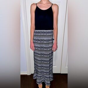 Patterned Maxi Dress